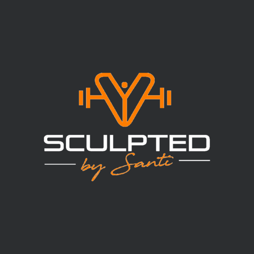 Sculpted by Santi logo