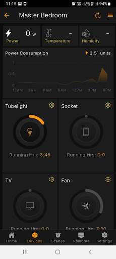 Lightzart Home Automation Screen 2