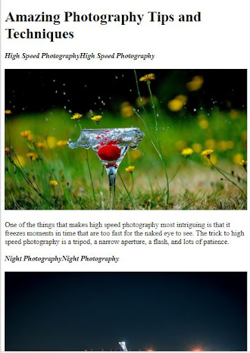 Android application Photography Tips & Techniques screenshort