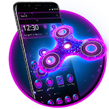 Purple Fidget Spinner Theme icon