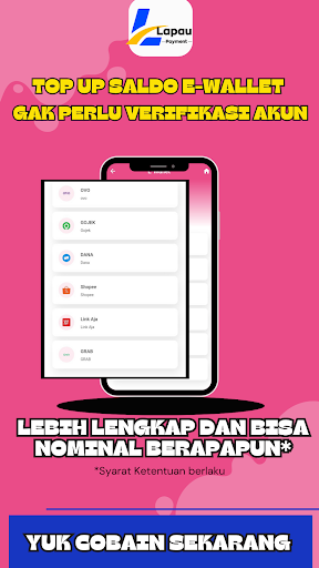 Lapau Payment - Pulsa & PPOB Screen 2