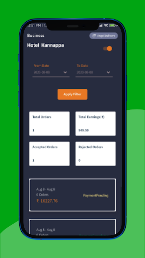 Ok Boz Restaurant Partner Screen 2