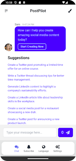 App preview