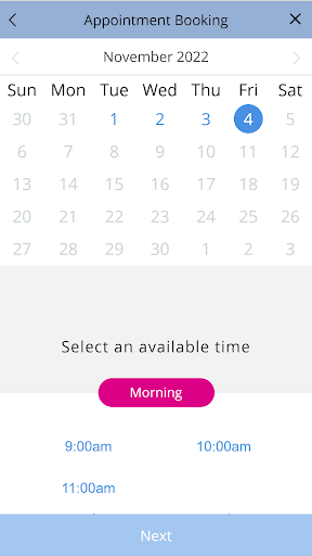 Sky Barre Screen 3