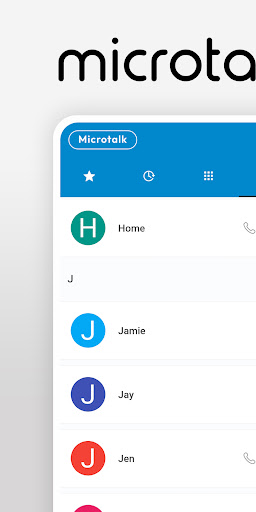 Android application Microtalk screenshort