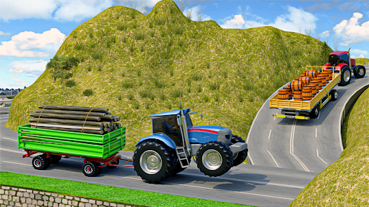 traktorwagen 3d farm fracht