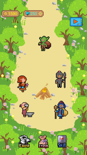 Android application Idle Heros screenshort