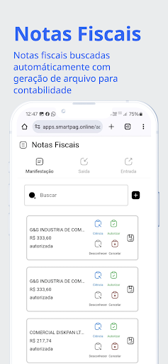 Android application Smartpag Manager screenshort