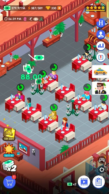 Captura 7 Idle Hotel Empire Tycoon - Juego Simulador Gestión android