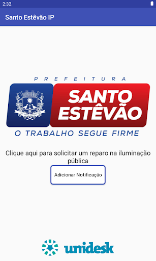 Android application Santo Estêvão Iluminação Públi screenshort
