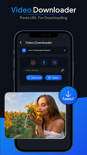 Android application All Video Downloader & Player screenshort