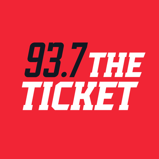 93.7 The Ticket logo