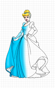 Screenshot 1 Cómo dibujar princesa android