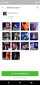 Screenshot 7 Stickers Luis Miguel con Movim android