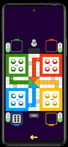 Android application Ludo black : glow ludo offline screenshort