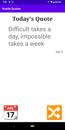 Android application Go Quotes screenshort