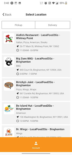 LocalFood2Go Screen 2