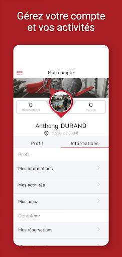 Spartiate Gym Screen 3