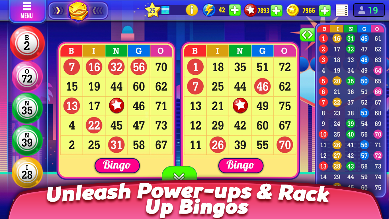 Android application Bingo Party screenshort