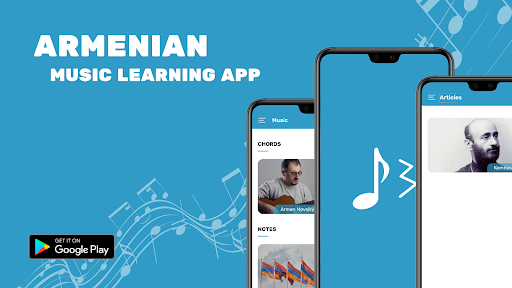 Android application Armnotes - Armenian Music App screenshort