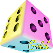 Dice Roller 3D - Toss & Throw Realistic Die Gold