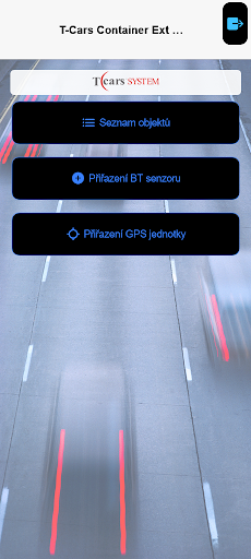 Android application T-Cars ContainerExt Management screenshort