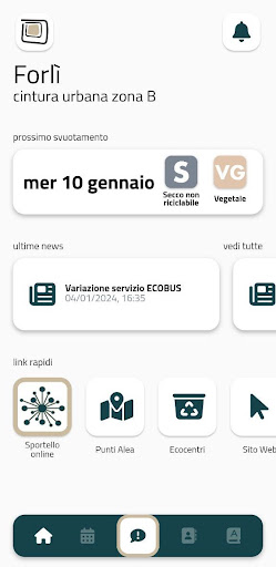 Android application Alea Ambiente screenshort