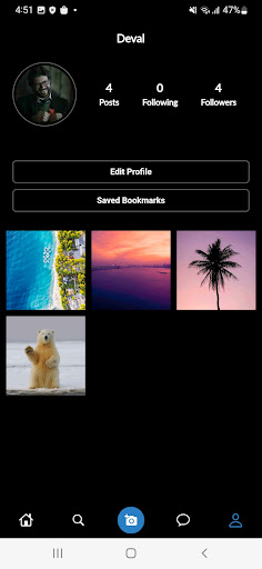 Android application snapta screenshort