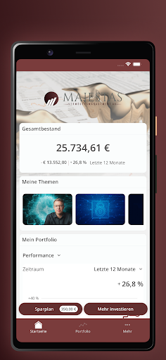 Android application MAIESTAS digital screenshort