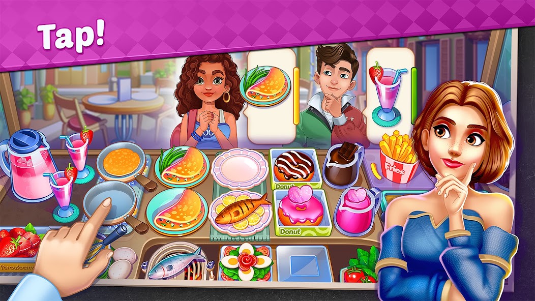 My Cafe Shop : Cooking Games 3.7.1 APK + Mod (Unlimited money) untuk android