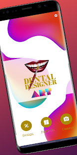 Captura de tela da arte do designer dentário