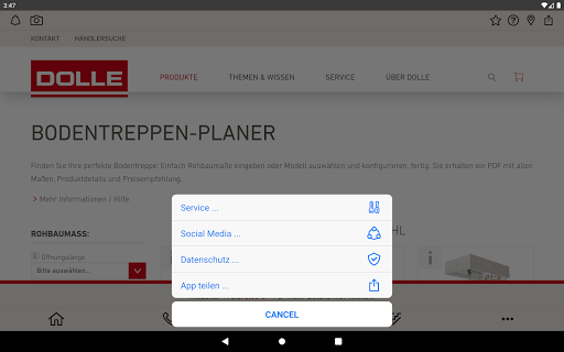 Gebr. DOLLE GmbH Screenshot