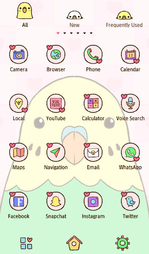 Budgerigar Theme Screen 3