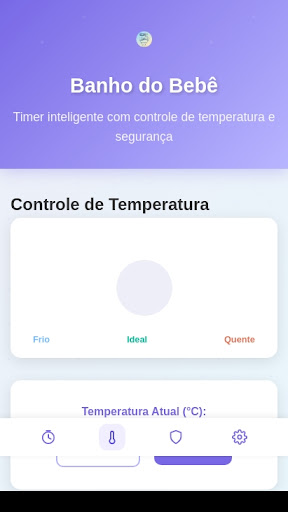 Cronômetro de Banho do Bebê