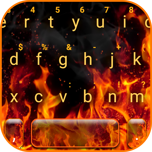 Burning Fire Keyboard Theme  Icon