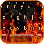 Cover Image of Download Burning Fire Keyboard Theme  APK