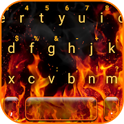 Burning Fire Keyboard Theme