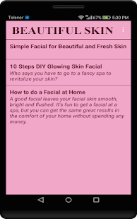 Facial for Fresh Skin 1.8 APK screenshots 2