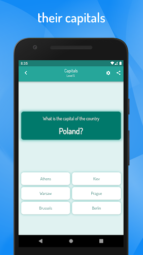 Screenshot of Quiz World Countries & Cities