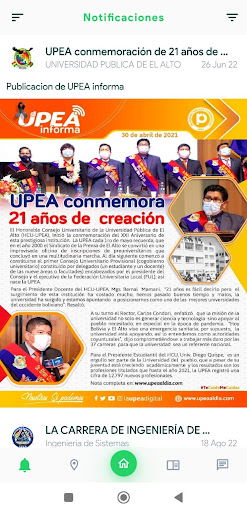 UPEA Móvil Screen 3
