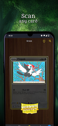 Screenshot of Poke TCG Scanner Dragon Shield