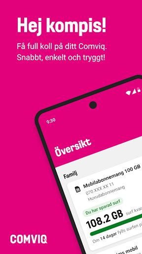 Android application Comviq screenshort