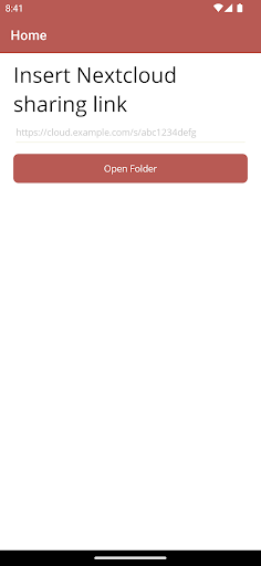 Android application ImageShare screenshort
