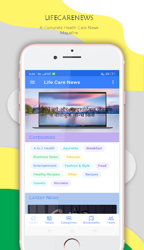 LIFE CARE NEWS Screen 3