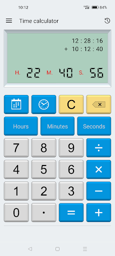 Date & time calculator Screen 3