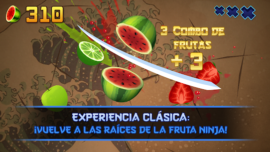 Fruit Ninja Classic APK Mod 2024: Juego Completo, Máximo nivel 5