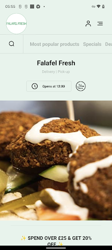 Android application Falafel Fresh Belfast screenshort
