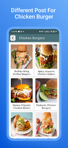 Burger recipes Screen 3