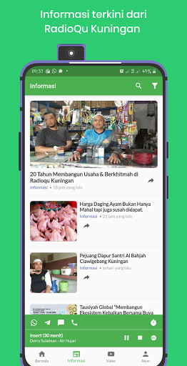 RadioQu Kuningan Muslim Pocket Screen 2