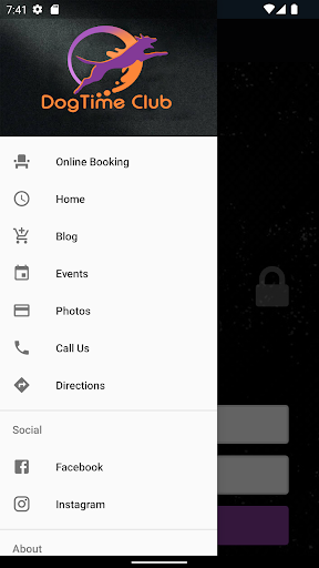Android application DogTime Club screenshort